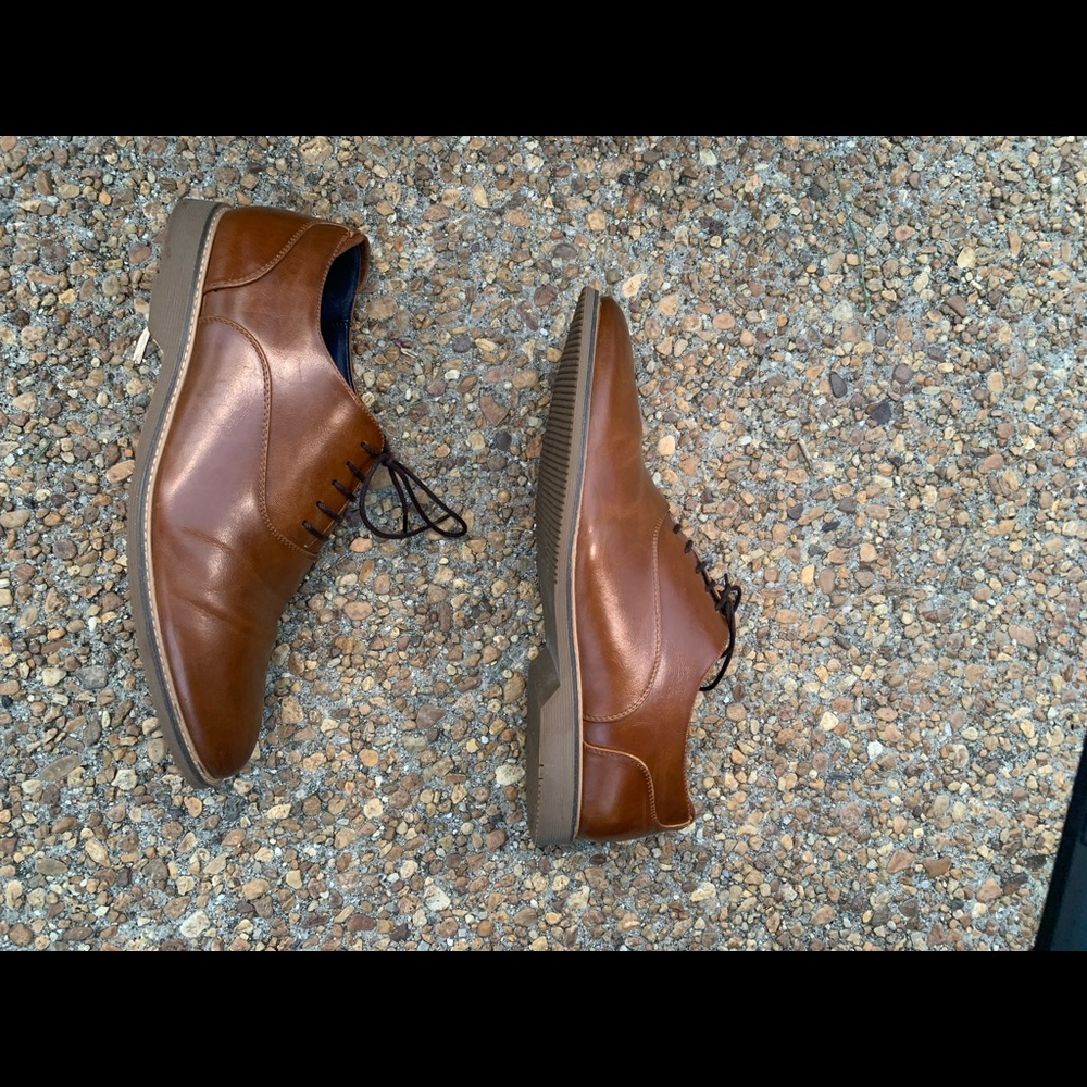 Brown Leather Steve Madden Dress Shoes